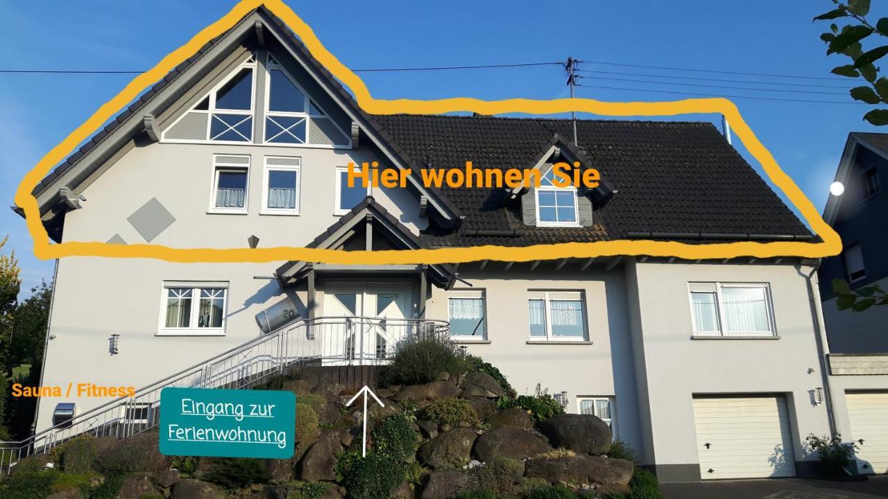 Ferienwohnung Fitness Entspannung Sauna Im Westerwald Derschen Extérieur photo